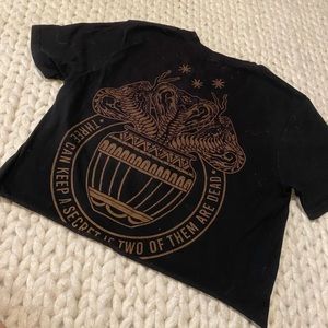 Tight seven cropped t